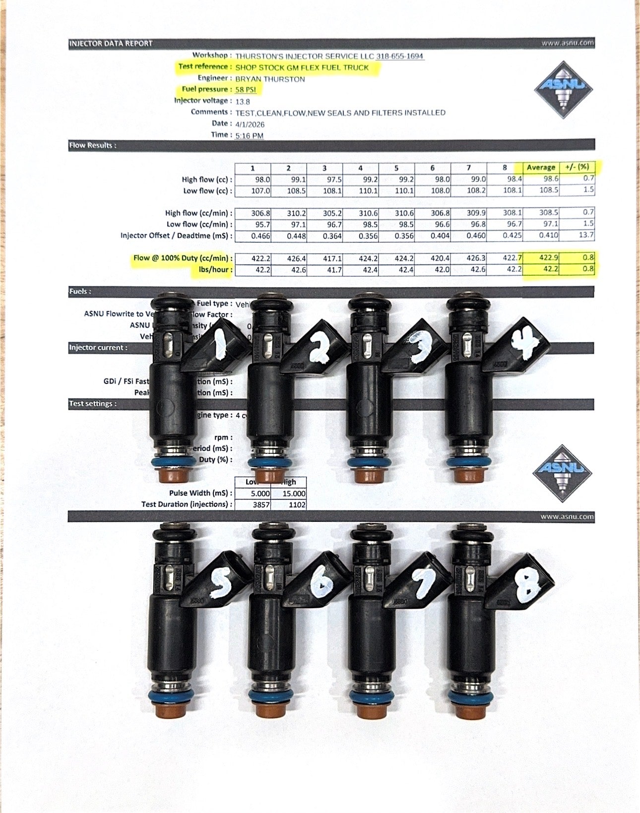 GM Flex Fuel 42 lb/hr