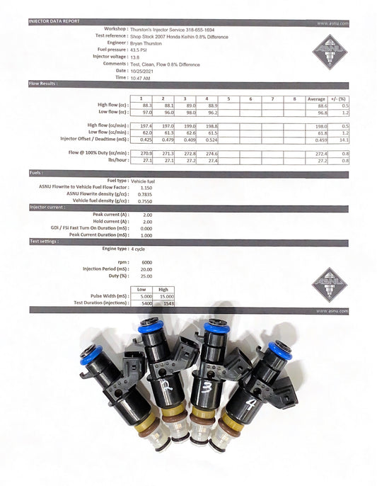 2006-2007 Honda fuel injectors